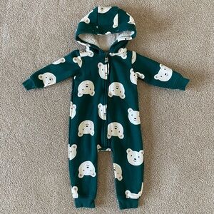 Carter’s Polar Bear Zipper One Piece Suit